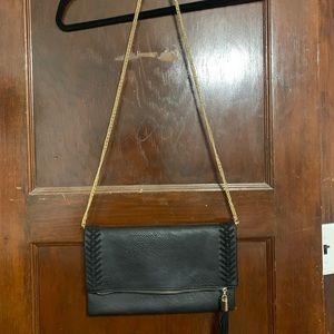 Palermo stitch detail clutch